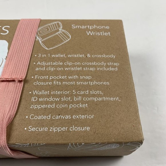 Sakroots Smartphone Wristlet Wallet Crossbody Artist Multicolor Pocket 6155 - Picture 9 of 9